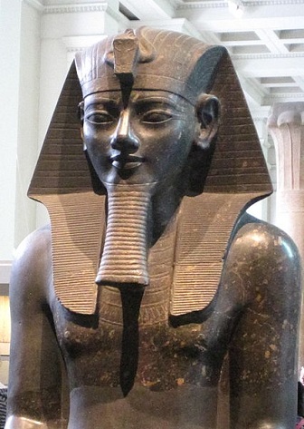 Amenhotep III, 9th Pharaoh of the 18th Dynasty, reigned ca. 1391-1353,  The British Museum, London   (Photo: A. Parrot)